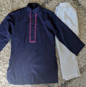 Thredz toddler boys shalwar kameez 21 inches